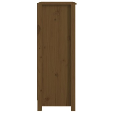 vidaXL Βιβλιοθήκη Μελί 50x35x97cm από Μασίφ Ξύλο Πεύκου 1 τεμ.