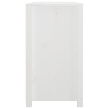 vidaXL Βοηθητικό Ντουλάπι Λευκό 100x40x72cm από Μασίφ Ξύλο Πεύκου 1 τεμ.