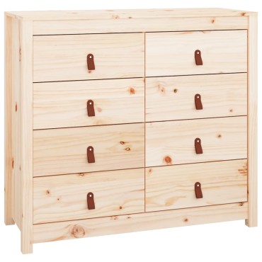 vidaXL Βοηθητικό Ντουλάπι 100x40x90cm από Μασίφ Ξύλο Πεύκου 1 τεμ.