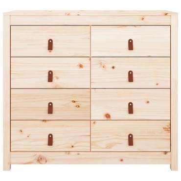 vidaXL Βοηθητικό Ντουλάπι 100x40x90cm από Μασίφ Ξύλο Πεύκου 1 τεμ.