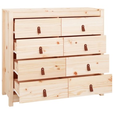 vidaXL Βοηθητικό Ντουλάπι 100x40x90cm από Μασίφ Ξύλο Πεύκου 1 τεμ.