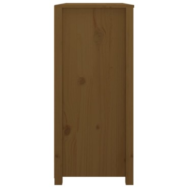 vidaXL Βοηθητικό Ντουλάπι Καφέ Μελί 100x40x90cmαπό Μασίφ Ξύλο Πεύκου 1 τεμ.