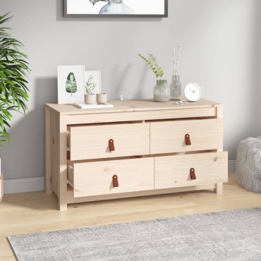 vidaXL Βοηθητικό Ντουλάπι 100x40x54cm από Μασίφ Ξύλο Πεύκου 1 τεμ.
