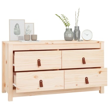 vidaXL Βοηθητικό Ντουλάπι 100x40x54cm από Μασίφ Ξύλο Πεύκου 1 τεμ.