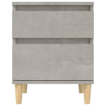 vidaXL Κομοδίνα Γκρι Σκυροδέματος 40x35x50cm