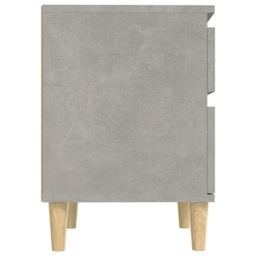 vidaXL Κομοδίνα Γκρι Σκυροδέματος 40x35x50cm