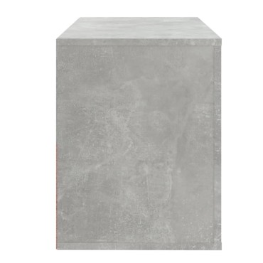 vidaXL Παπουτσοθήκη Γκρι Σκυροδέματος 80x35x45cm Επεξεργασμένο Ξύλο