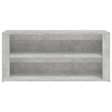 vidaXL Παπουτσοθήκη Γκρι Σκυροδέματος 100x35x45cm Επεξεργασμένο Ξύλο