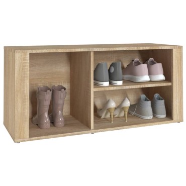 vidaXL Παπουτσοθήκη Sonoma Δρυς 100x35x45cm από Επεξεργασμένο Ξύλο