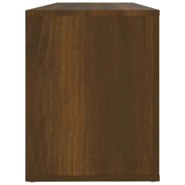 vidaXL Παπουτσοθήκη Καφέ Δρυς 100x35x45cm από Επεξεργασμένο Ξύλο