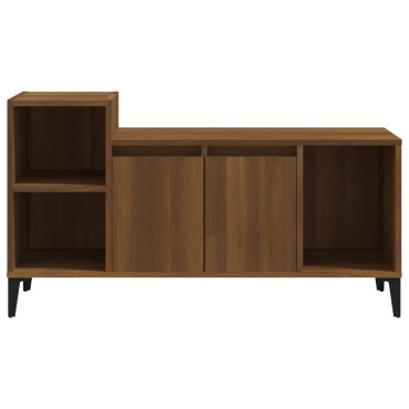 vidaXL Έπιπλο Τηλεόρασης Καφέ Δρυς 100x35x55cm Επεξεργασμένο Ξύλο