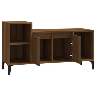 vidaXL Έπιπλο Τηλεόρασης Καφέ Δρυς 100x35x55cm Επεξεργασμένο Ξύλο