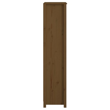 vidaXL Βιβλιοθήκη Μελί 50x35x154cm από Μασίφ Ξύλο Πεύκου 1 τεμ.