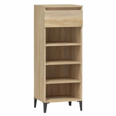 vidaXL Παπουτσοθήκη Sonoma Δρυς 40x36x105cm Επεξεργασμένο Ξύλο