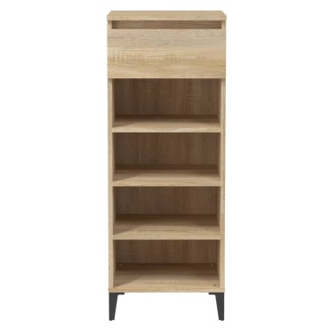 vidaXL Παπουτσοθήκη Sonoma Δρυς 40x36x105cm Επεξεργασμένο Ξύλο