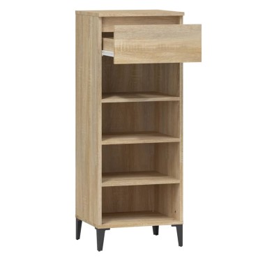 vidaXL Παπουτσοθήκη Sonoma Δρυς 40x36x105cm Επεξεργασμένο Ξύλο