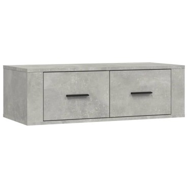 vidaXL Ντουλάπι Τηλεόρασης Κρεμ. Γκρι Σκυρ. 80x36x25cm Επεξ. Ξύλο