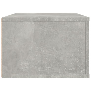 vidaXL Ντουλάπι Τηλεόρασης Κρεμ. Γκρι Σκυρ. 80x36x25cm Επεξ. Ξύλο