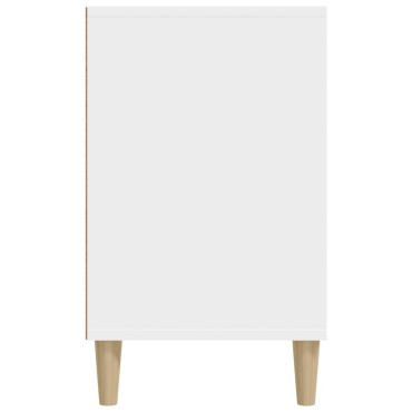 vidaXL Παπουτσοθήκη Λευκή 102x36x60cm από Επεξεργασμένο Ξύλο
