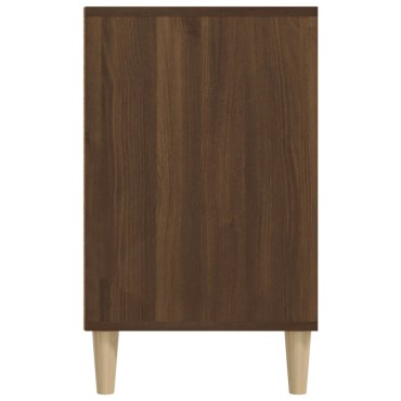 vidaXL Παπουτσοθήκη Καφέ Δρυς 102x36x60cm από Επεξεργασμένο Ξύλο