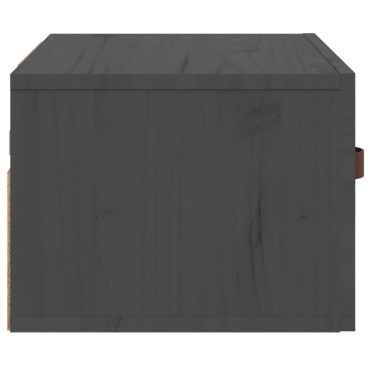 vidaXL Κομοδίνα Επιτοίχια 2 τεμ. Γκρι 40x29,5x22cm
