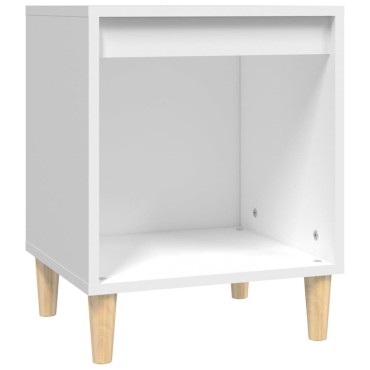 vidaXL Κομοδίνα 2 τεμ. Λευκά 40x35x50cm