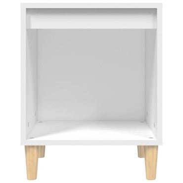 vidaXL Κομοδίνα 2 τεμ. Λευκά 40x35x50cm