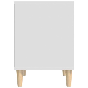 vidaXL Κομοδίνα 2 τεμ. Λευκά 40x35x50cm