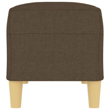 vidaXL Πάγκος Καφέ 100x35x41cm Υφασμάτινος 1 τεμ.