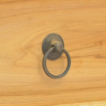 vidaXL Συρταριέρα 40x30x100cm από Μασίφ Ξύλο Teak 1 τεμ.