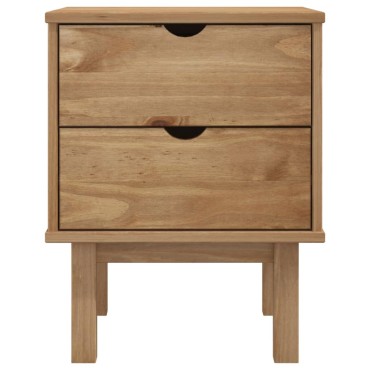 vidaXL Κομοδίνο OTTA 45x39x57cm από Μασίφ Ξύλο Πεύκου 1 τεμ.