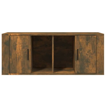 vidaXL Έπιπλο Τηλεόρασης Καπνιστή Δρυς 100x35x40cm Επεξ. Ξύλο