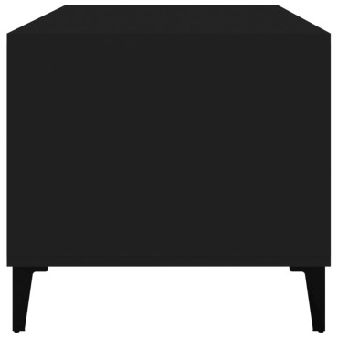 vidaXL Τραπεζάκι Σαλονιού Μαύρο 90x49x45cm Επεξεργασμένο Ξύλο 1 τεμ.
