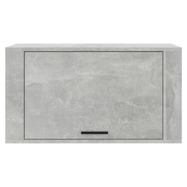 vidaXL Παπουτσοθήκη Επιτοίχια Γκρι Σκυρ. 70x35x38cm Επεξεργ. Ξύλο