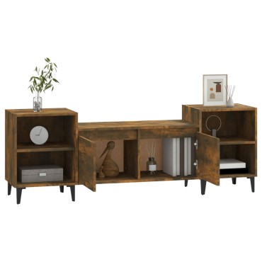 vidaXL Έπιπλο Τηλεόρασης Καπνιστή Δρυς 160x35x55cm Επεξ. Ξύλο