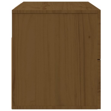 vidaXL Κομοδίνα Επιτοίχια 2 τεμ. Καφέ Μελί 50x36x40cm