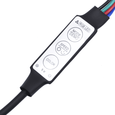 vidaXL Κεφαλάρι Κρεβατιού LED Σκούρο Γκρι 100x5x78/88cm Υφασμάτινο 1 τεμ.