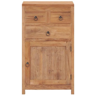vidaXL Μπουφές 50x30x90cm από Μασίφ Ξύλο Teak 1 τεμ.