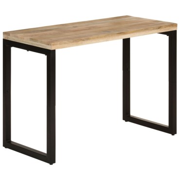 vidaXL Τραπεζαρία 110x50x76cm από Μασίφ Ξύλο Μάνγκο 1 τεμ.