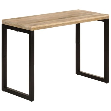 vidaXL Τραπεζαρία 110x50x76cm από Μασίφ Ξύλο Μάνγκο 1 τεμ.