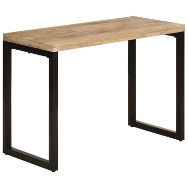 vidaXL Τραπεζαρία 110x50x76cm από Μασίφ Ξύλο Μάνγκο 1 τεμ.