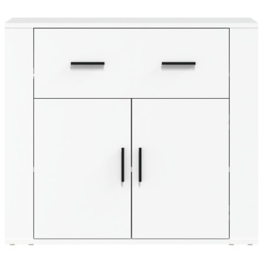 vidaXL Ντουλάπι Λευκό 80x33x70cm από Επεξεργασμένο Ξύλο 1 τεμ.