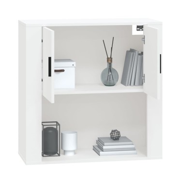 vidaXL Ντουλάπι Τοίχου Λευκό 80x33x80cm από Επεξεργασμένο Ξύλο 1 τεμ.