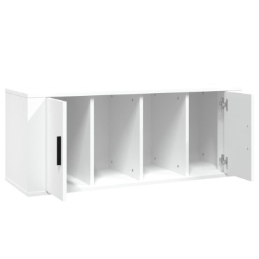 vidaXL Έπιπλο Τηλεόρασης Λευκό 100x35x40cm Επεξ. Ξύλο
