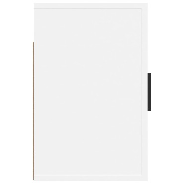 vidaXL Κομοδίνο Επιτοίχιο Λευκό 50x30x47cm 1 τεμ.