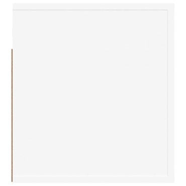 vidaXL Κομοδίνο Επιτοίχιο Λευκό 50x36x40cm 1 τεμ.