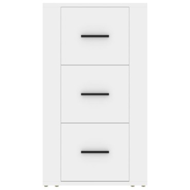 vidaXL Συρταριέρα Λευκή 40x33x70cm από Επεξεργασμένο Ξύλο 1 τεμ.