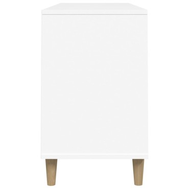 vidaXL Παπουτσοθήκη Λευκή 102x36x60cm από Επεξεργασμένο Ξύλο