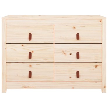 vidaXL Βοηθητικό Ντουλάπι 100x40x72cm από Μασίφ Ξύλο Πεύκου 1 τεμ.