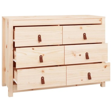 vidaXL Βοηθητικό Ντουλάπι 100x40x72cm από Μασίφ Ξύλο Πεύκου 1 τεμ.